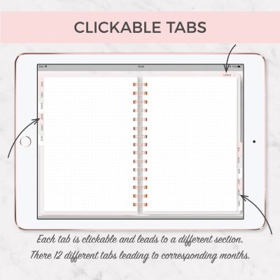 Pink Clickable Notebook
