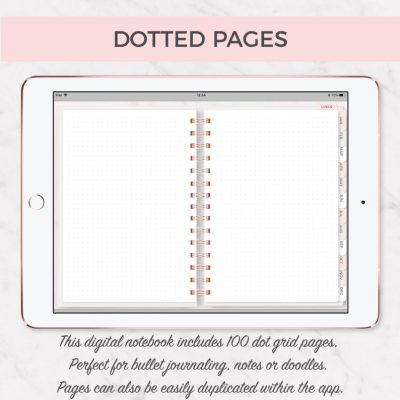 Pink Dotted Notebook